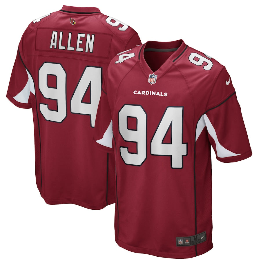 Arizona Cardinals Zach Allen Game Cardinal Football Jersey product image