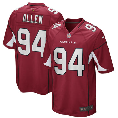 Arizona Cardinals Zach Allen Game Cardinal Football Jersey product image