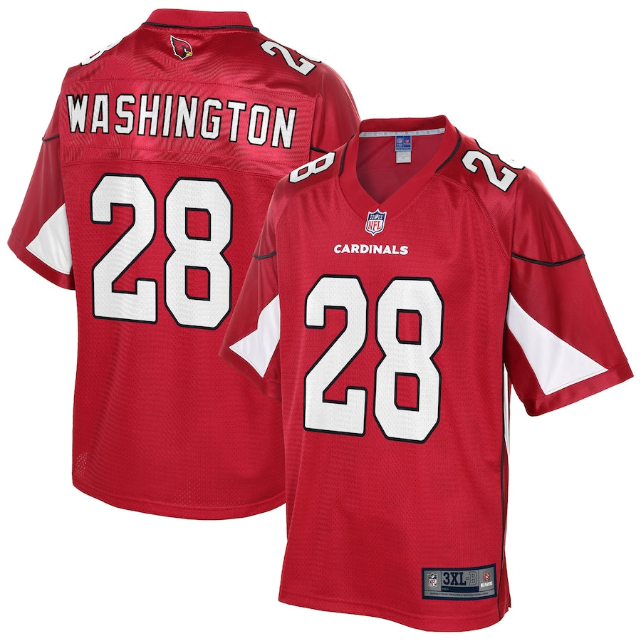 Arizona Cardinals Charles Washington Pro Line Big & Tall Cardinal Football Jersey product image