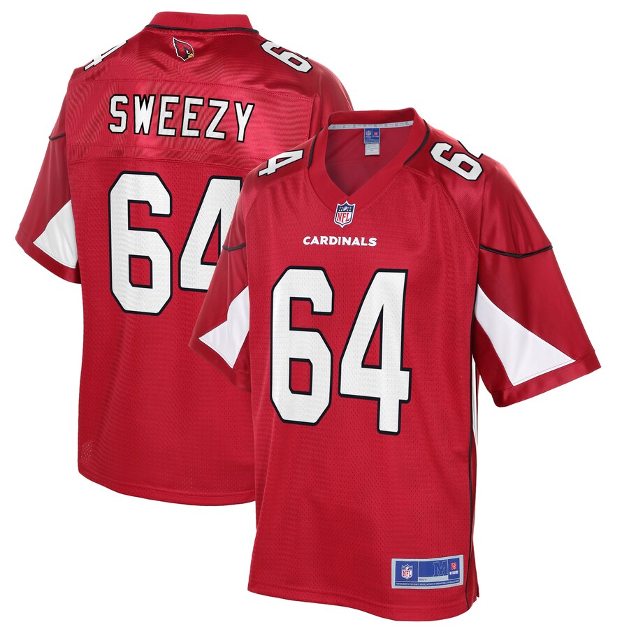 Arizona Cardinals J.r. Sweezy Pro Line Cardinal Football Jersey product image