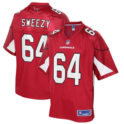 Arizona Cardinals J.r. Sweezy Pro Line Cardinal Football Jersey product image