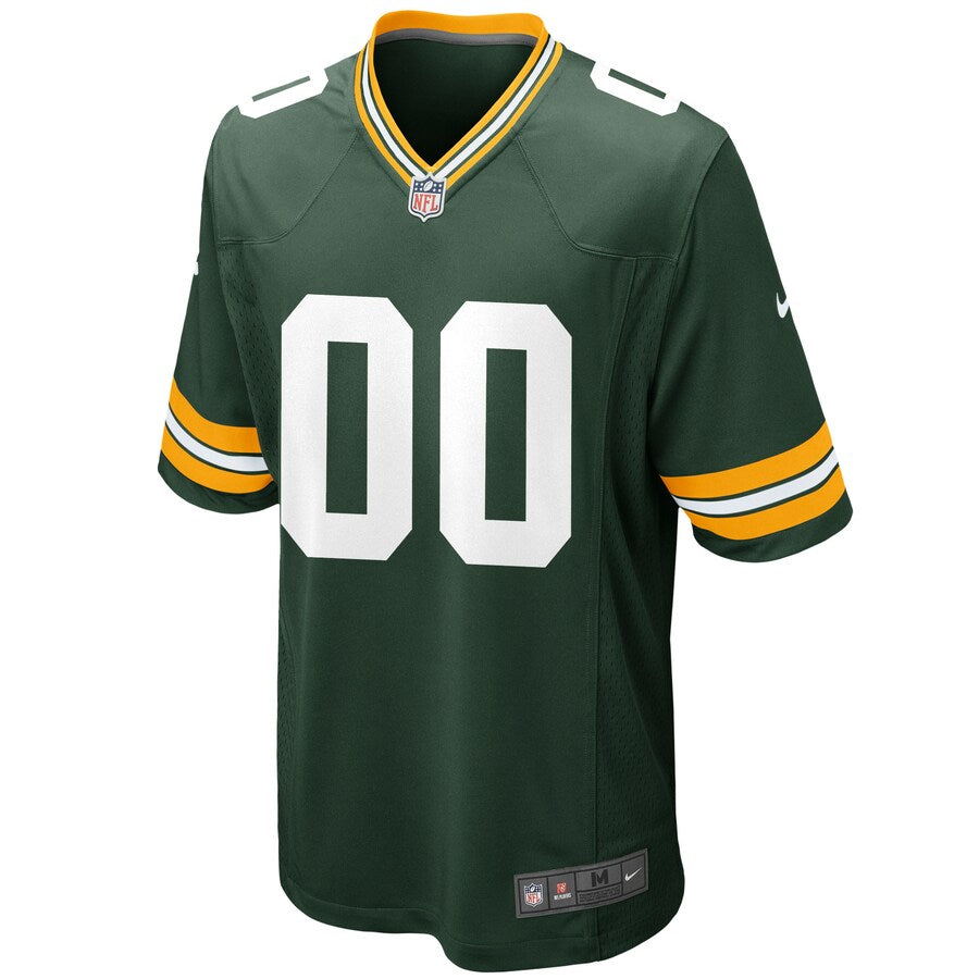Green Bay Packers Custom Game Green Football Jersey product image