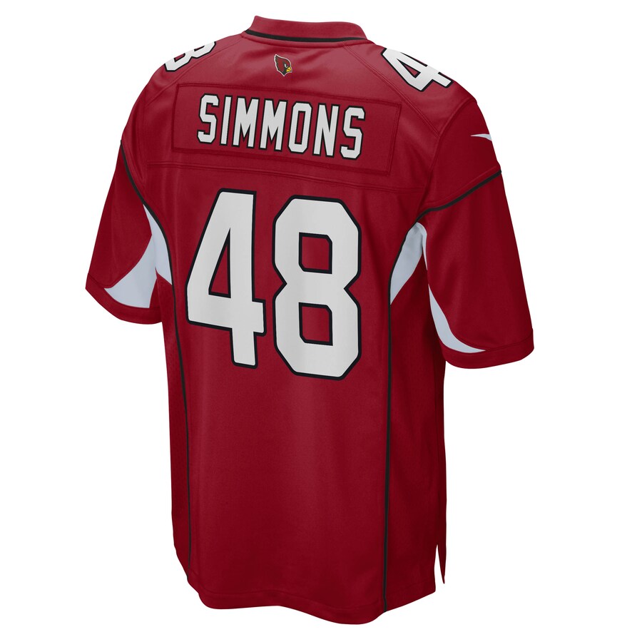 Arizona Cardinals Isaiah Simmons Game Cardinal Football Jersey product image
