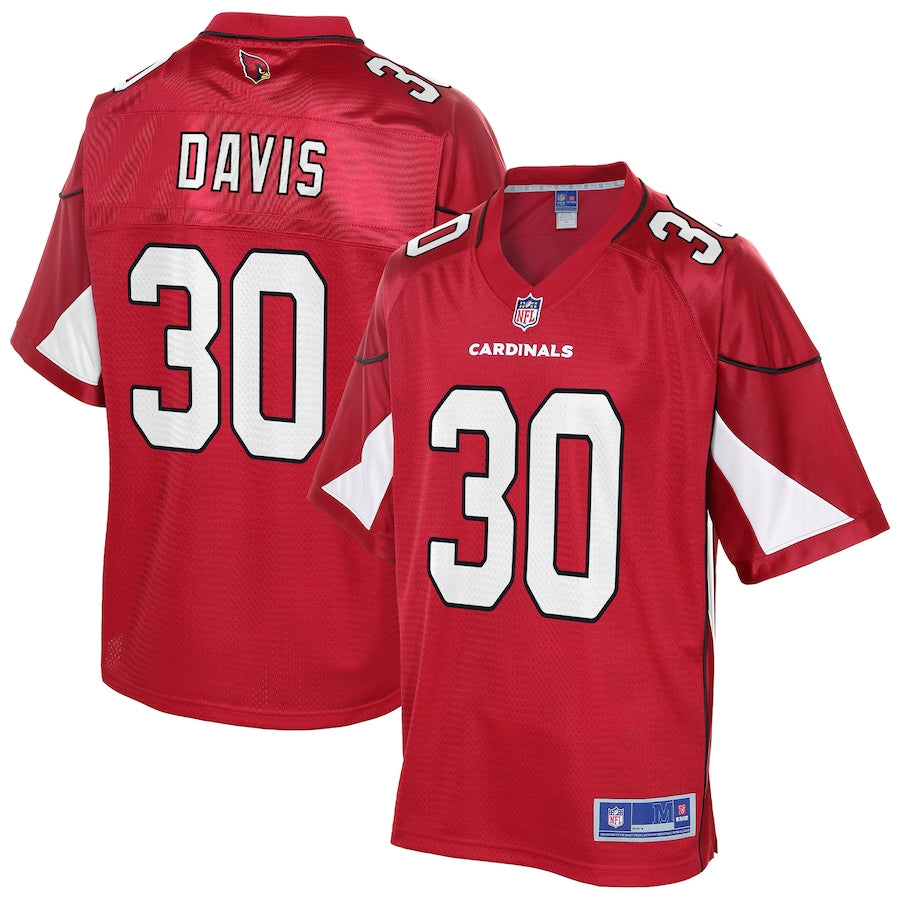 Arizona Cardinals Jalen Davis Pro Line Cardinal Football Jersey product image