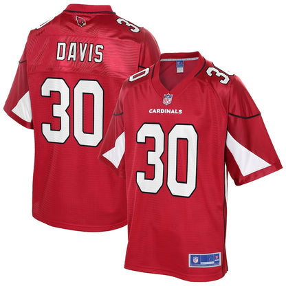 Arizona Cardinals Jalen Davis Pro Line Cardinal Football Jersey product image