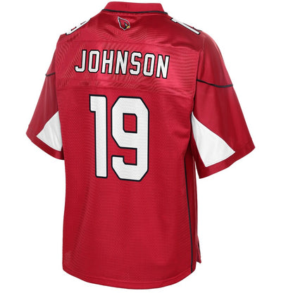 Arizona Cardinals Keesean Johnson Pro Line Big & Tall Cardinal Football Jersey product image