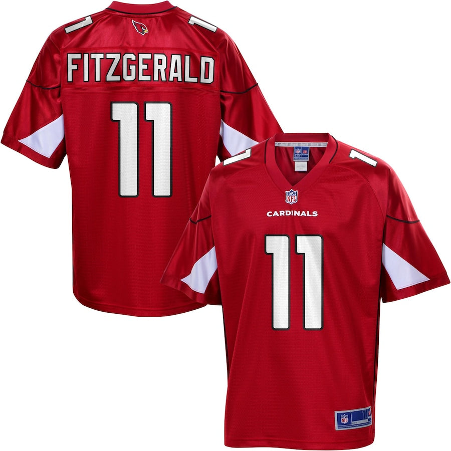 Arizona Cardinals Larry Fitzgerald Pro Line Team Color Cardinal Football Jersey product image