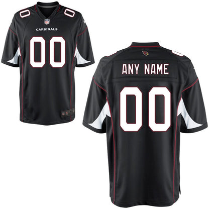 ARI Black Game Custom Jersey rtj football 3214