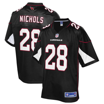 Arizona Cardinals Deatrick Nichols Alternate Pro Line Black Football Jersey product image