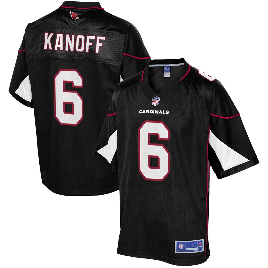 Arizona Cardinals Charles Kanoff Alternate Pro Line Black Football Jersey product image