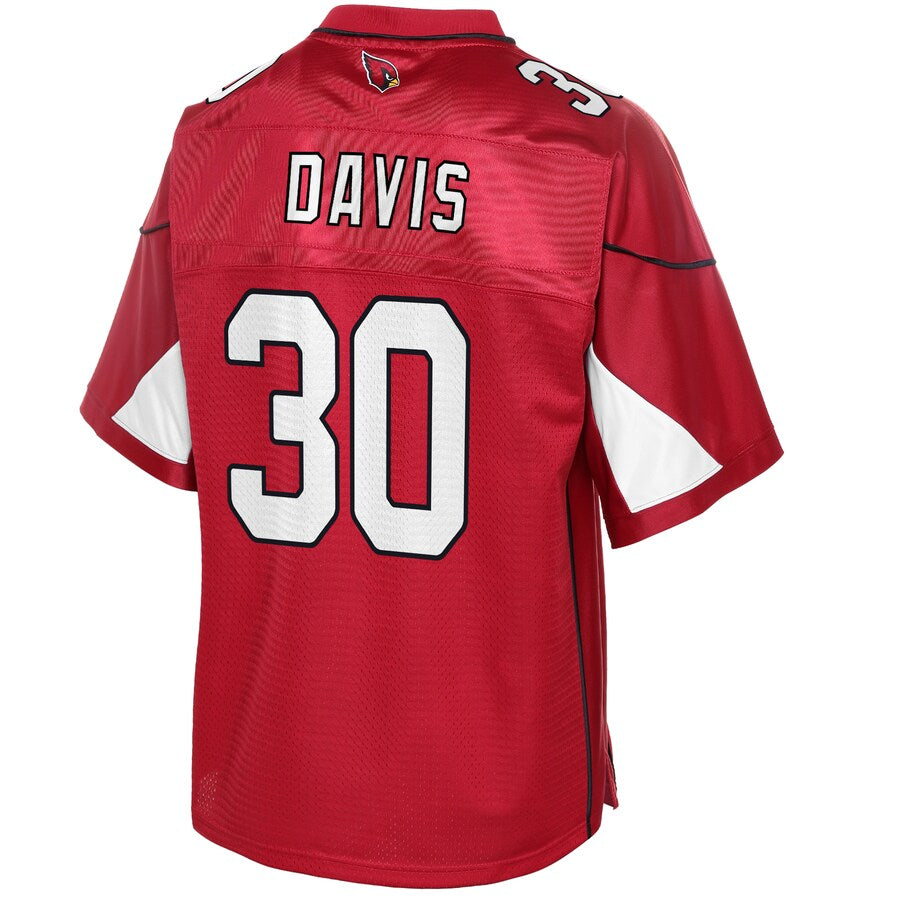 Arizona Cardinals Jalen Davis Pro Line Big & Tall Cardinal Football Jersey product image