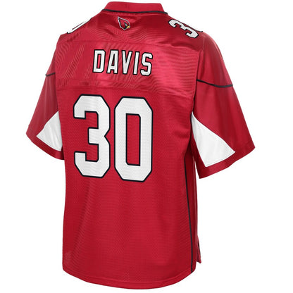 Arizona Cardinals Jalen Davis Pro Line Big & Tall Cardinal Football Jersey product image