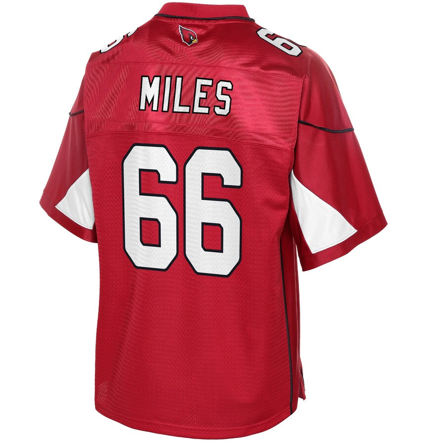 Arizona Cardinals Joshua Miles Pro Line Cardinal Football Jersey product image