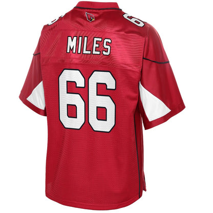 Arizona Cardinals Joshua Miles Pro Line Cardinal Football Jersey product image