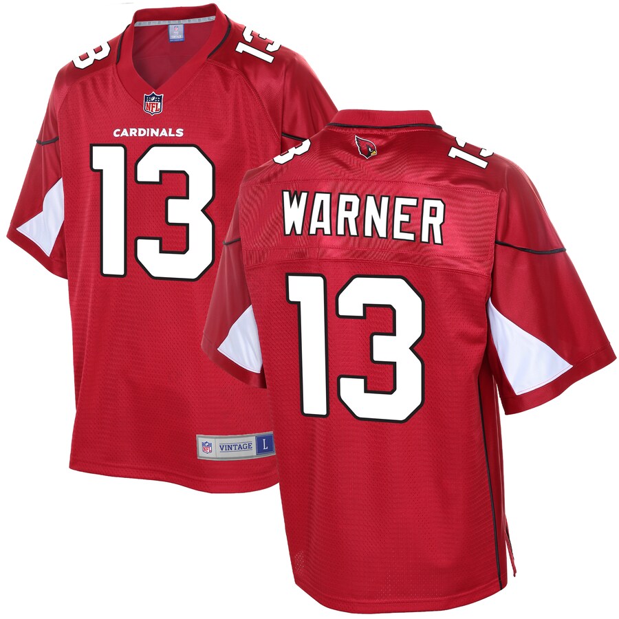 Arizona Cardinals Kurt Warner Pro Line Cardinal Football Jersey product image