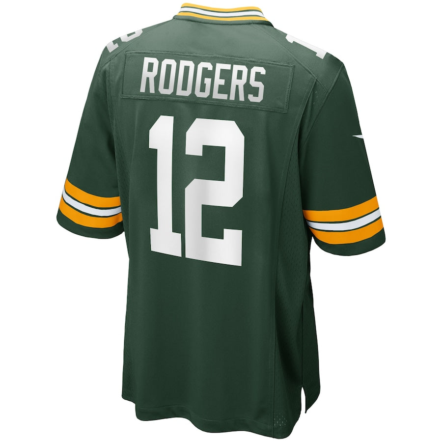 Green Bay Packers Aaron Rodgers Game Green Football Jersey product image