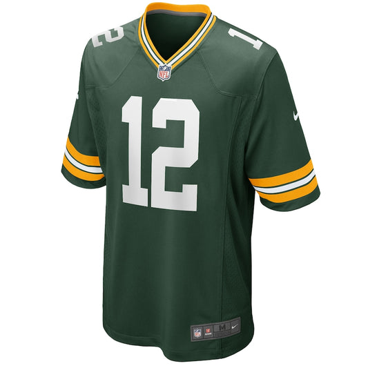 Green Bay Packers Aaron Rodgers Game Green Football Jersey product image