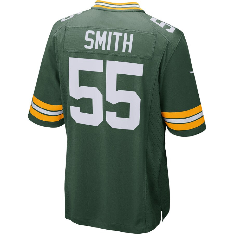 Green Bay Packers Za'darius Smith Game Green Football Jersey product image