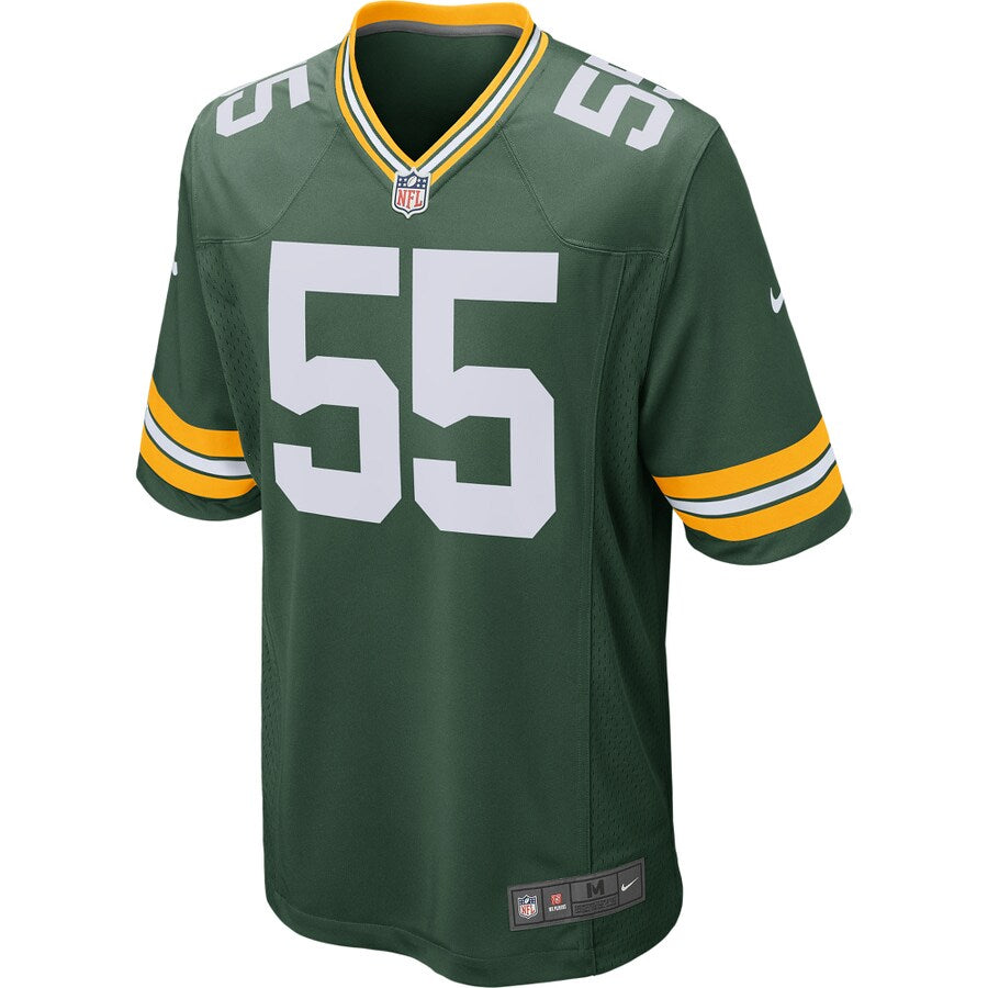 Green Bay Packers Za'darius Smith Game Green Football Jersey product image