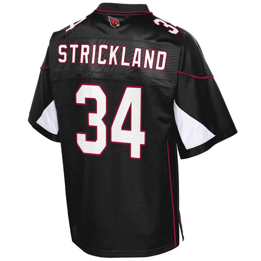 Arizona Cardinals Dontae Strickland Alternate Pro Line Black Football Jersey product image