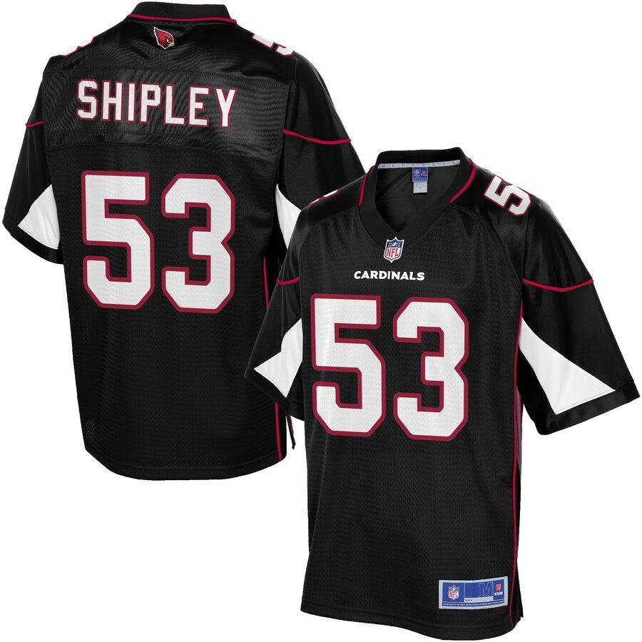Arizona Cardinals A.q. Shipley Alternate Pro Line Black Football Jersey product image