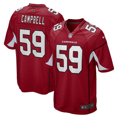 Arizona Cardinals De'vondre Campbell Game Cardinal Football Jersey product image