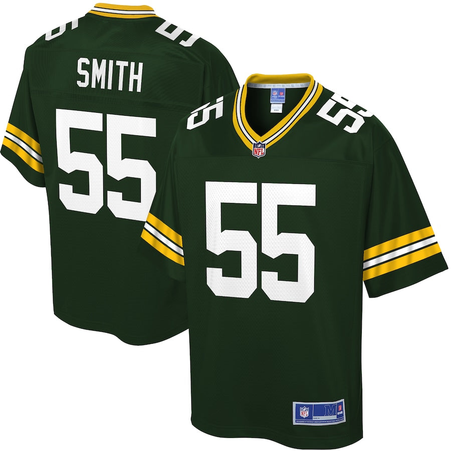 Green Bay Packers Za'darius Smith Pro Line Green Football Jersey product image