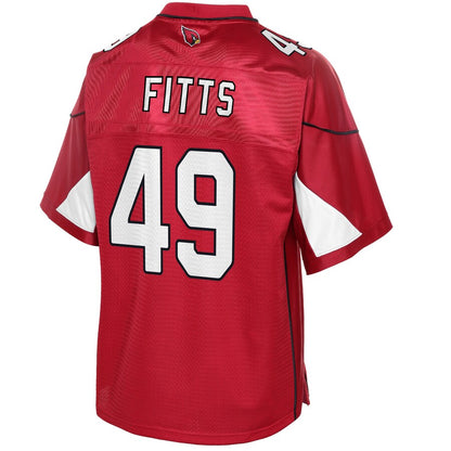 Arizona Cardinals Kylie Fitts Pro Line Big & Tall Cardinal Football Jersey product image