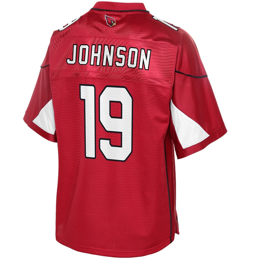 Arizona Cardinals Keesean Johnson Pro Line Cardinal Football Jersey product image