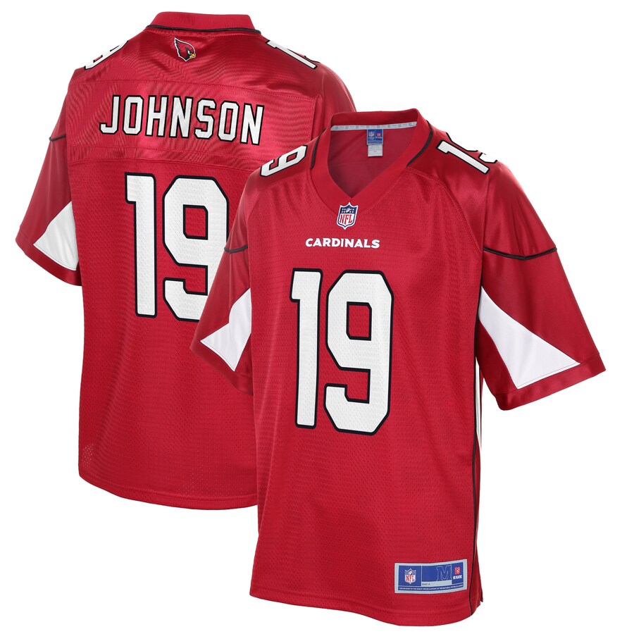 Arizona Cardinals Keesean Johnson Pro Line Cardinal Football Jersey product image