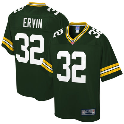 Green Bay Packers Tyler Ervin Pro Line Big & Tall Green Football Jersey product image