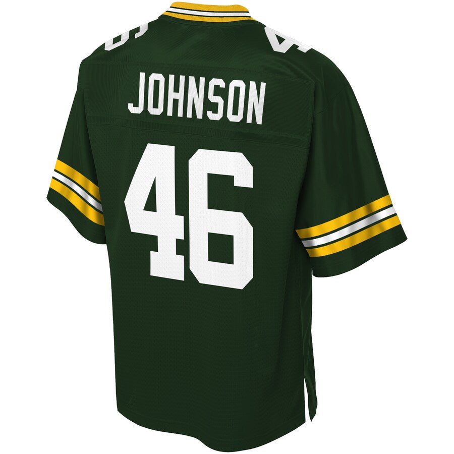 Green Bay Packers Malcolm Johnson Pro Line Green Football Jersey product image