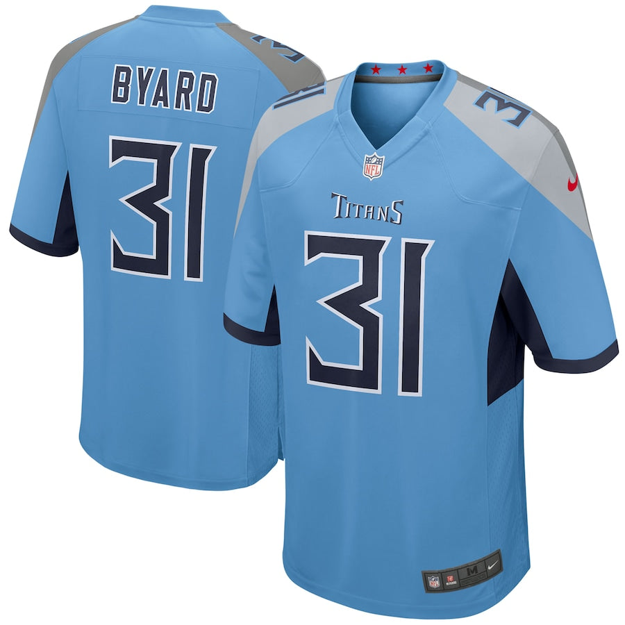 Tennessee Titans Kevin Byard Game Blue Football Jersey product image