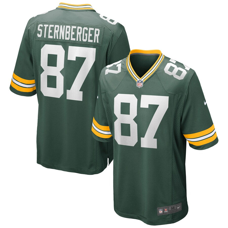 Green Bay Packers Jace Sternberger Game Green Football Jersey product image