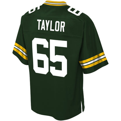 Green Bay Packers Lane Taylor Pro Line Big & Tall Green Football Jersey product image
