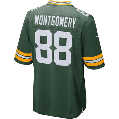 Green Bay Packers Ty Montgomery Game Green Football Jersey product image