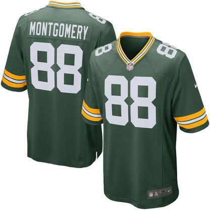 Green Bay Packers Ty Montgomery Game Green Football Jersey product image