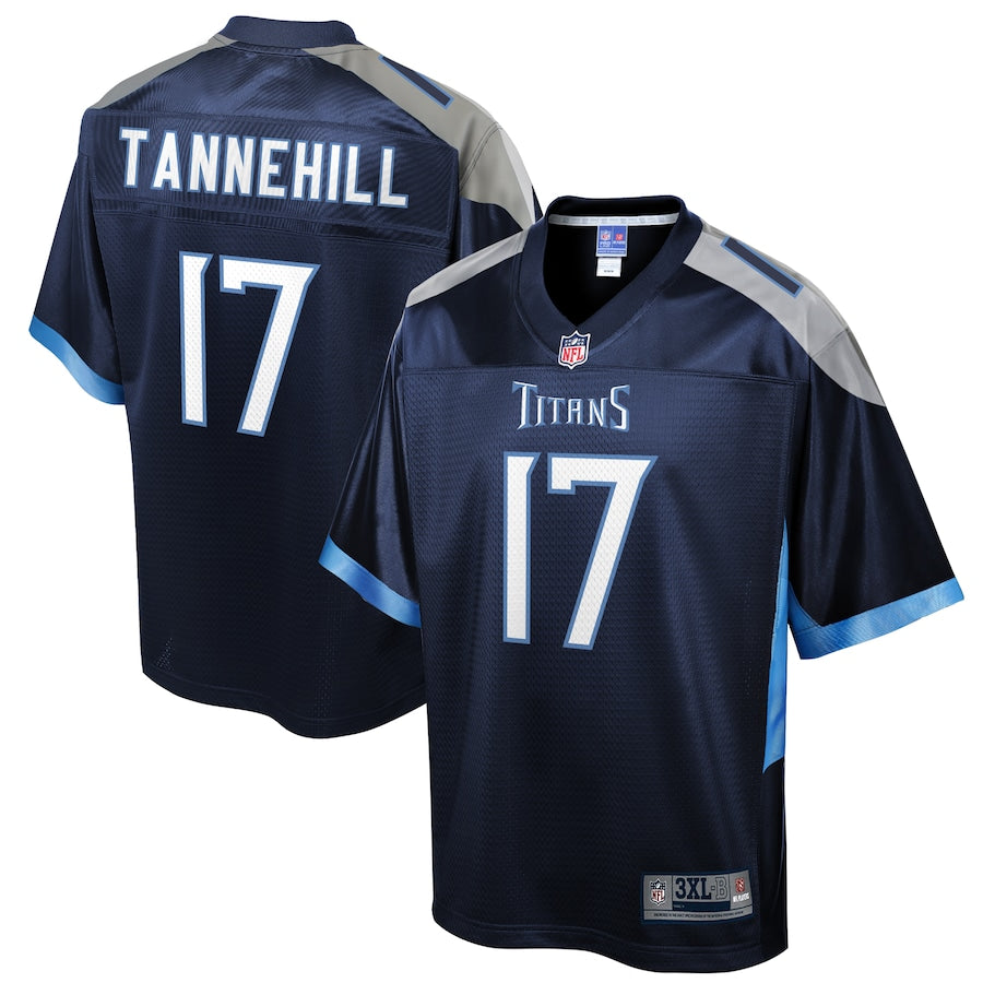 Tennessee Titans Ryan Tannehill Pro Line Big & Tall Navy Football Jersey product image