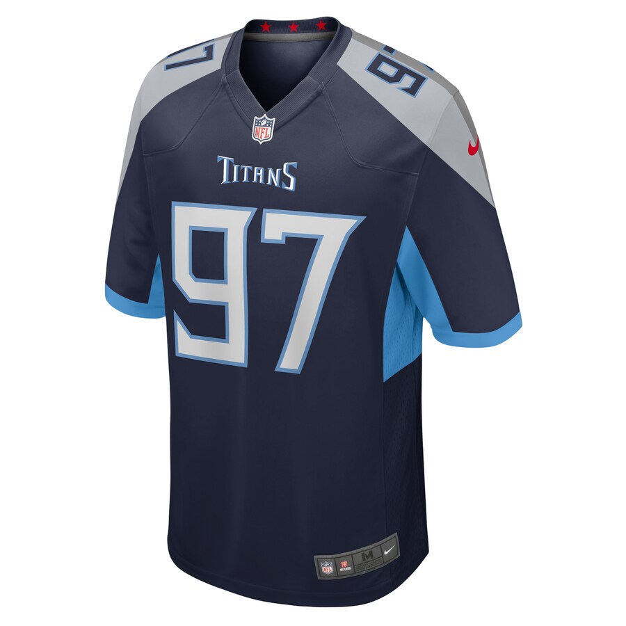 Tennessee Titans Isaiah Mack Game Navy Football Jersey product image