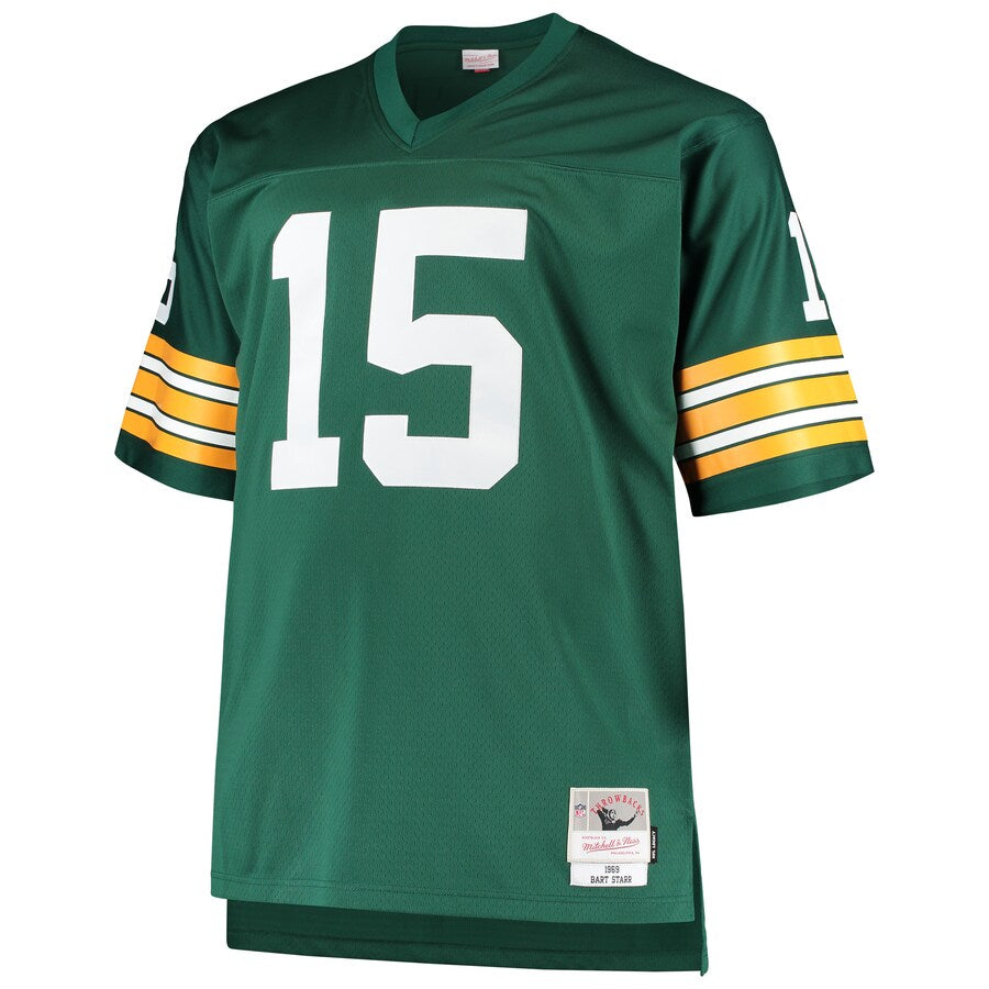 Green Bay Packers Bart Starr 1968 Big & Tall Green Football Jersey product image