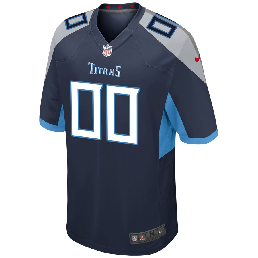 Tennessee Titans Navy Custom Navy Football Jersey product image