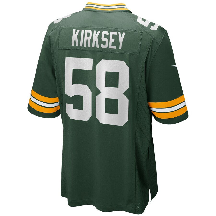 Green Bay Packers Christian Kirksey Game Green Football Jersey product image