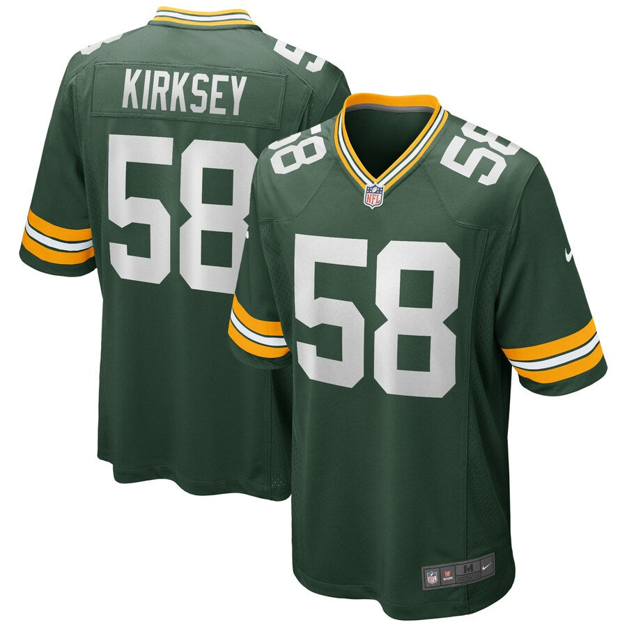 Green Bay Packers Christian Kirksey Game Green Football Jersey product image