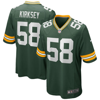 Green Bay Packers Christian Kirksey Game Green Football Jersey product image