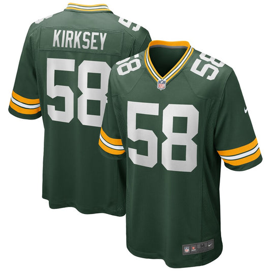 Green Bay Packers Christian Kirksey Game Green Football Jersey product image