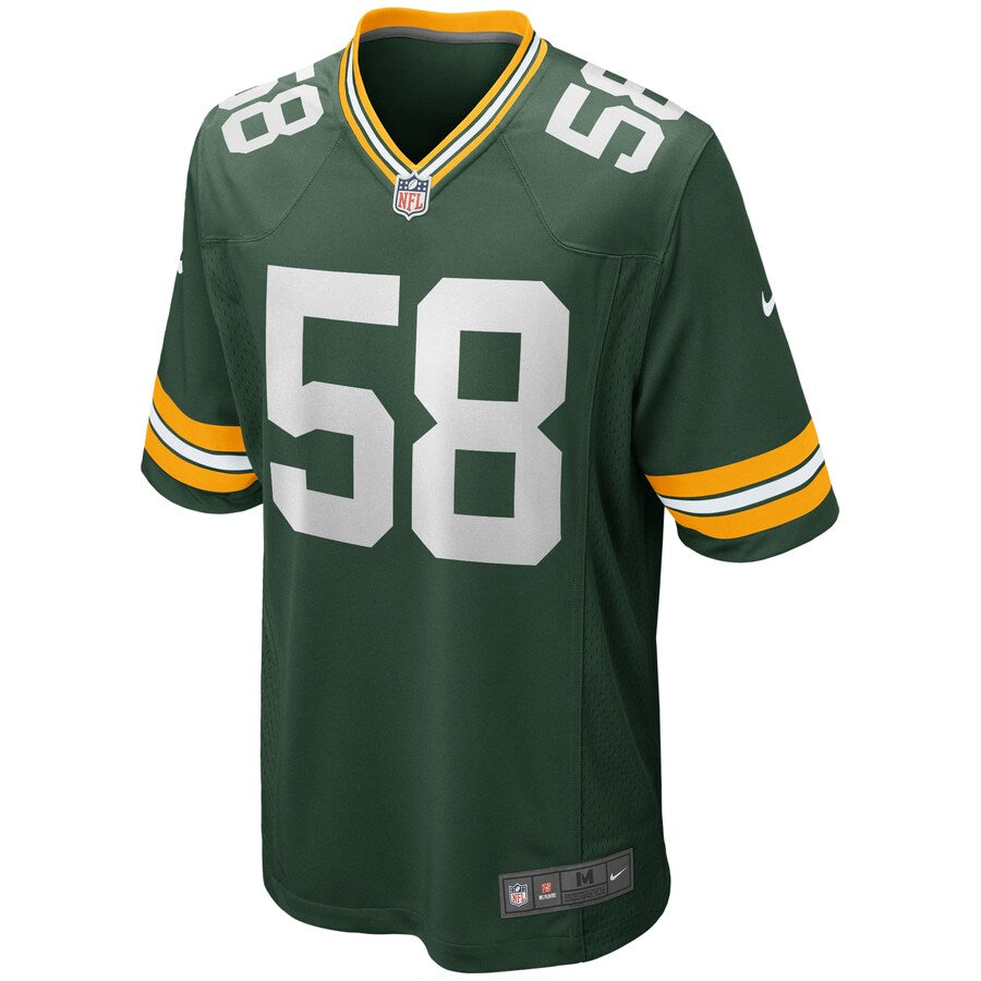 Green Bay Packers Christian Kirksey Game Green Football Jersey product image