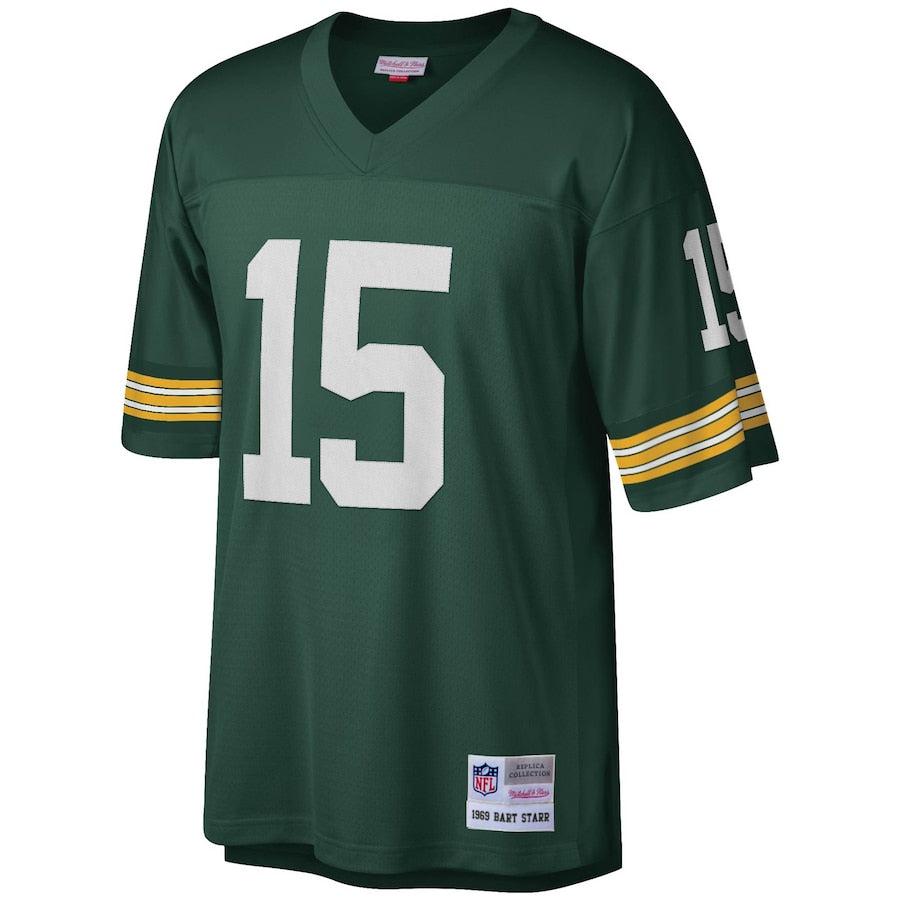 Green Bay Packers Bart Starr Legacy Green Football Jersey product image