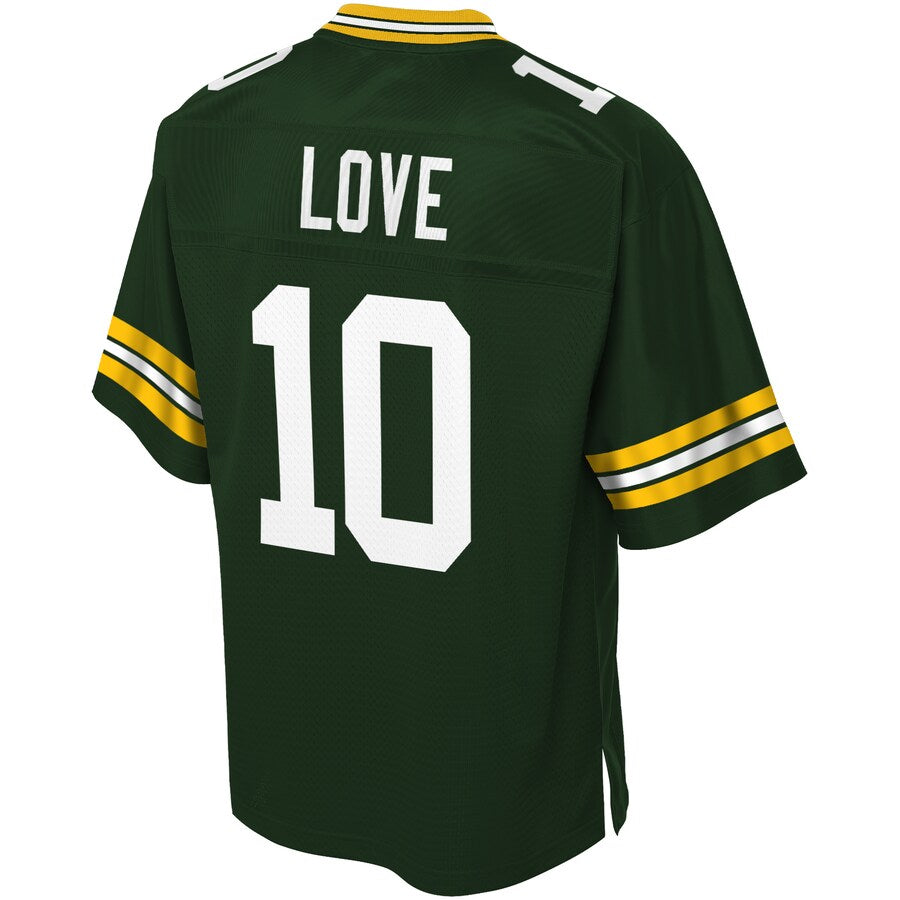 Green Bay Packers Jordan Love Pro Line Big & Tall Green Football Jersey product image