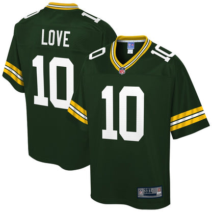 Green Bay Packers Jordan Love Pro Line Big & Tall Green Football Jersey product image