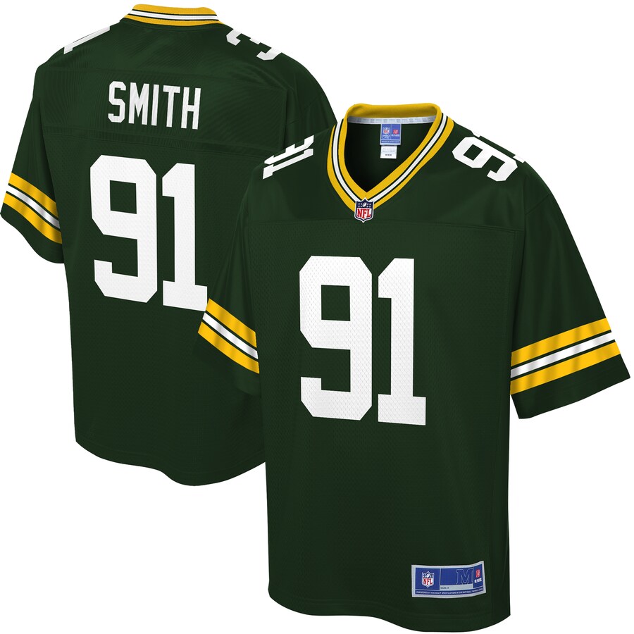 Green Bay Packers Preston Smith Pro Line Green Football Jersey product image